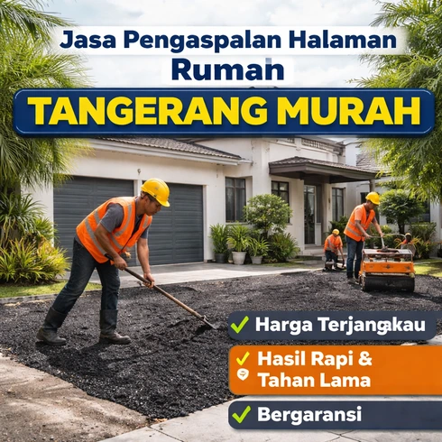 jasa pengaspalan halaman rumah tangerang